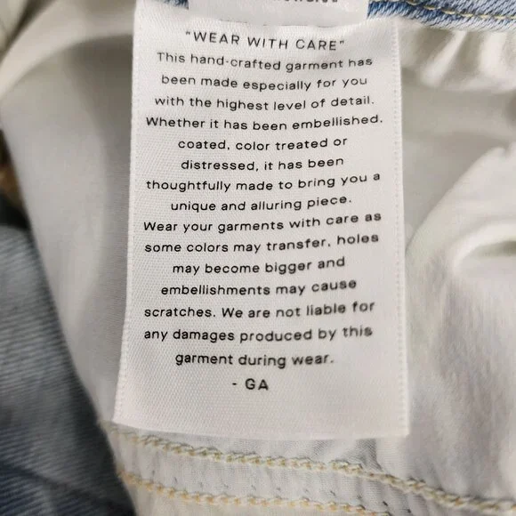 NWT Good American Flare Leg  Jeans sz 26 Light Wash Denim With Flat-Tummy Tech - Picture 14 of 14